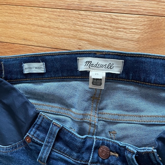 Madewell side panel maternity jean - Picture 2 of 2